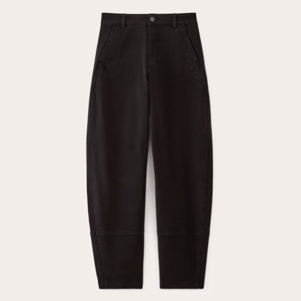 black size 2 Everlane Utility Barrel Leg Pants